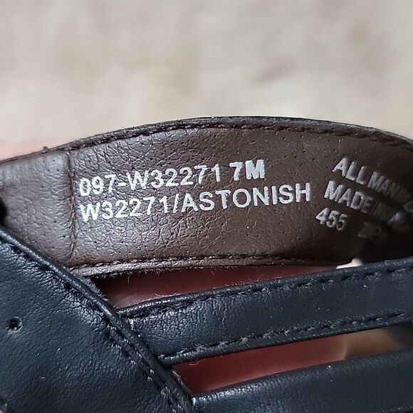 WHITE MOUNTAIN BLACK ASTONISH PLATFORM CLOG SANDALS, SIZE 7 - NEW - Picture 7 of 14